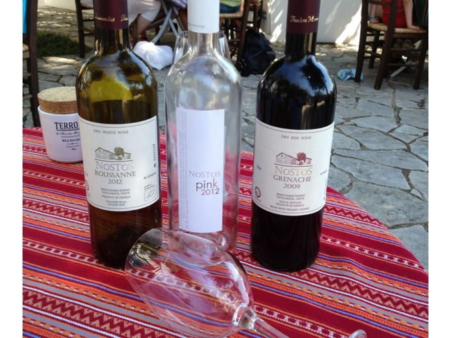 Wine Tasting Tour from Chania: Half-day Exclusive Manousakis Winery and Vineyard Tour with Lunch Included