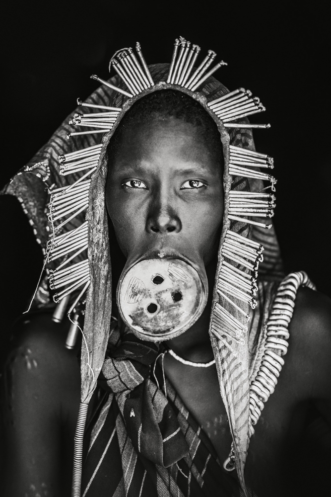 Mursi Tribe Woman