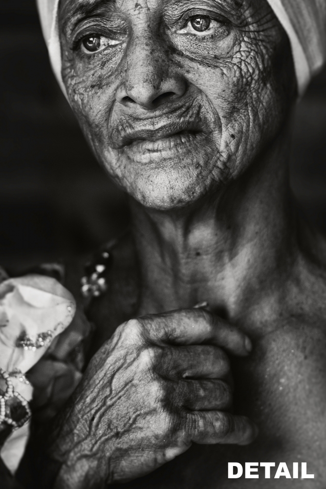 Portrait of an African Colombian woman in Cauca