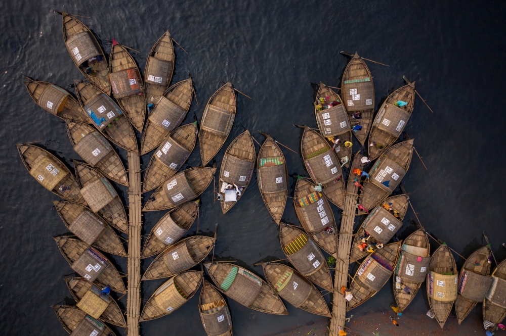 Bangladesh - Boat yards Virtual Drone Photo Tour 