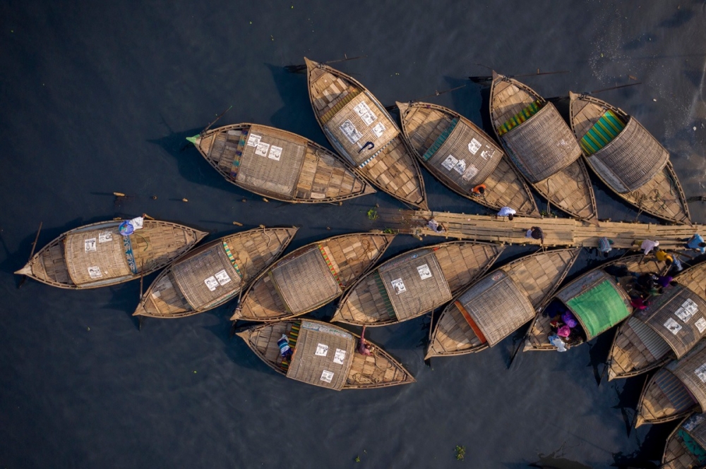 Bangladesh - Boat yards Virtual Drone Photo Tour 