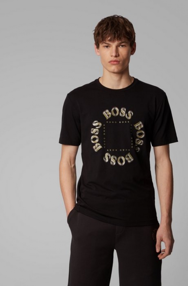 Tr s beau tee  shirt  noir  HUGO BOSS