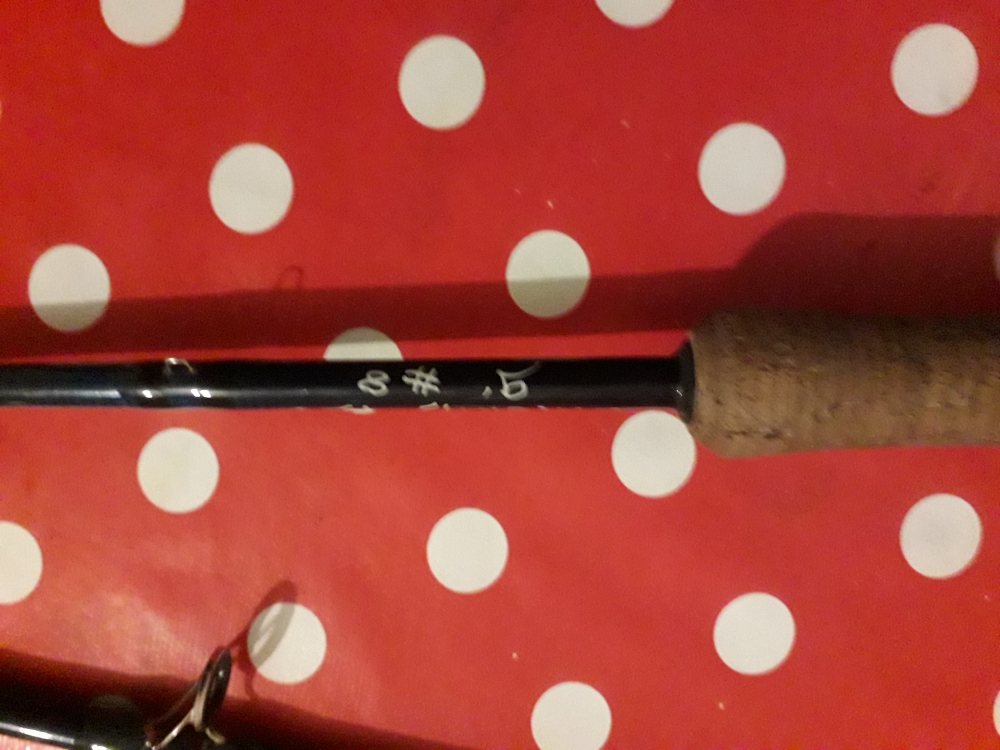 Canne homemade soie #8 et moulinet