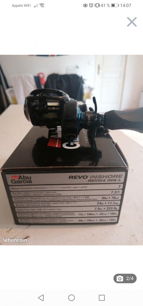 Moulinet casting Abu Garcia revo inshore 