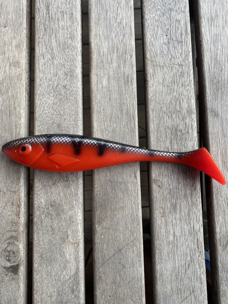 Leurre Souple Gator Gum Natural Perch 27cm – Swimbait Pour Carnassiers, Eau Douce Et Mer