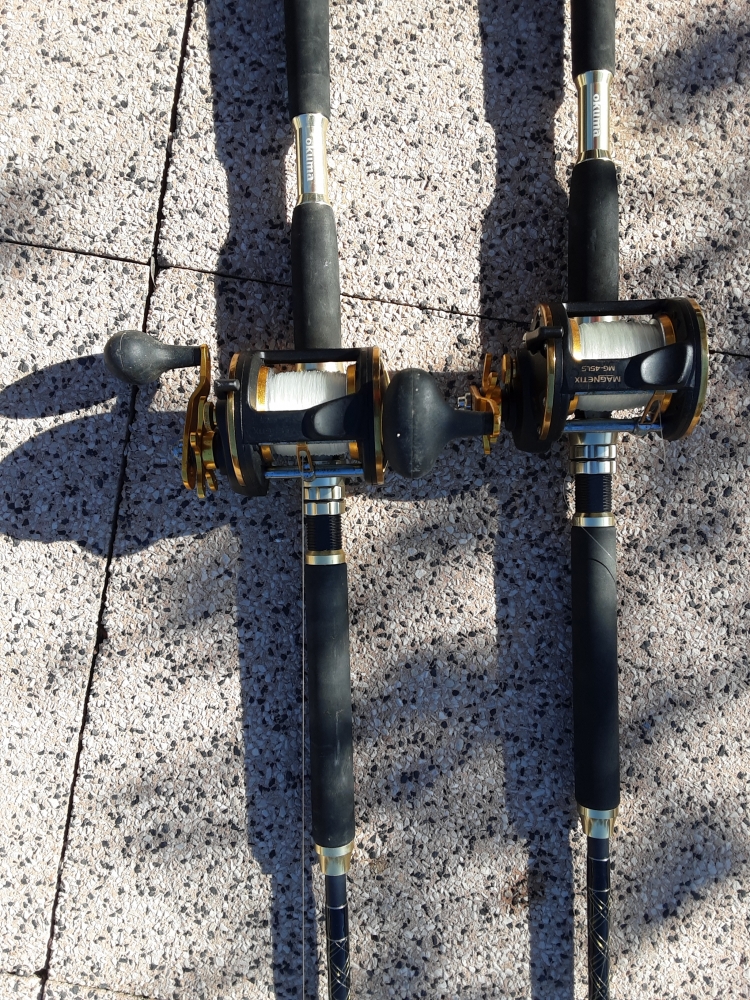 Canne pour peche traîne