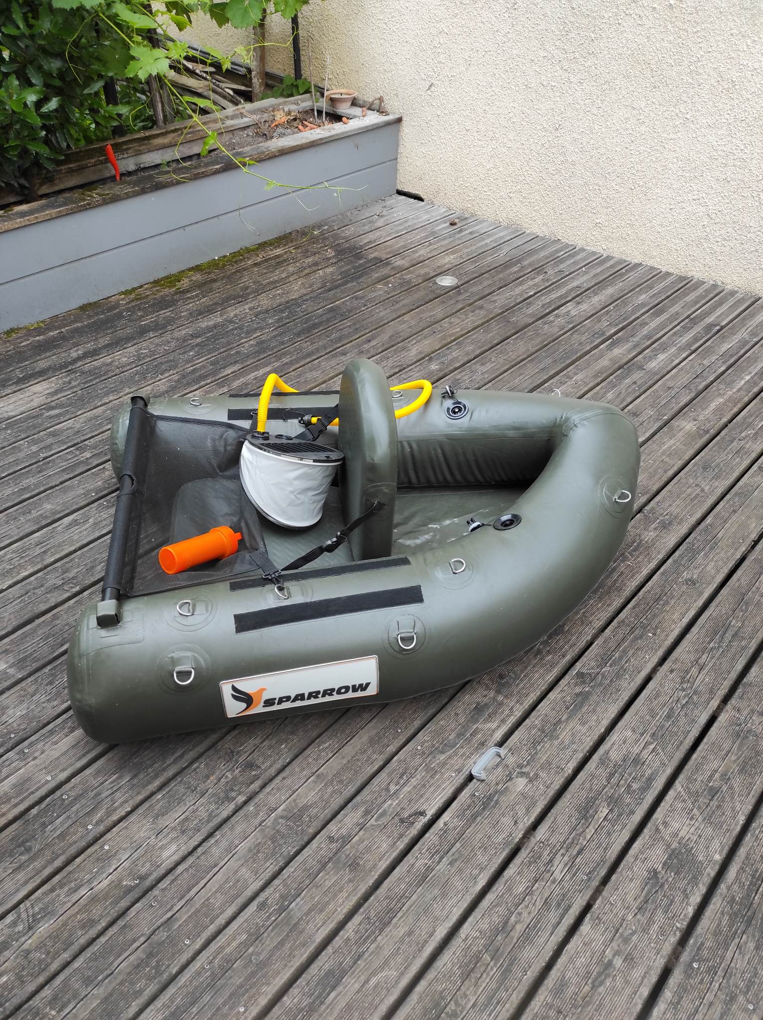 Float tube Sparrow Fatboy équipé