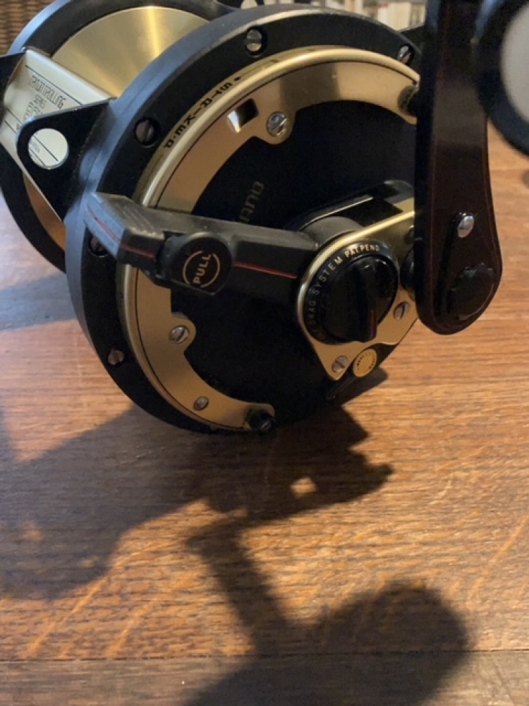 Moulinet de pêche SHIMANO TRITON TLD25 noir porgy rayé becfish B12725