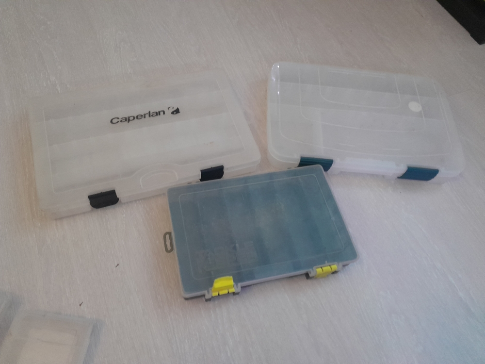 boîte rangement leurres pêche en pp durable organisateur - France