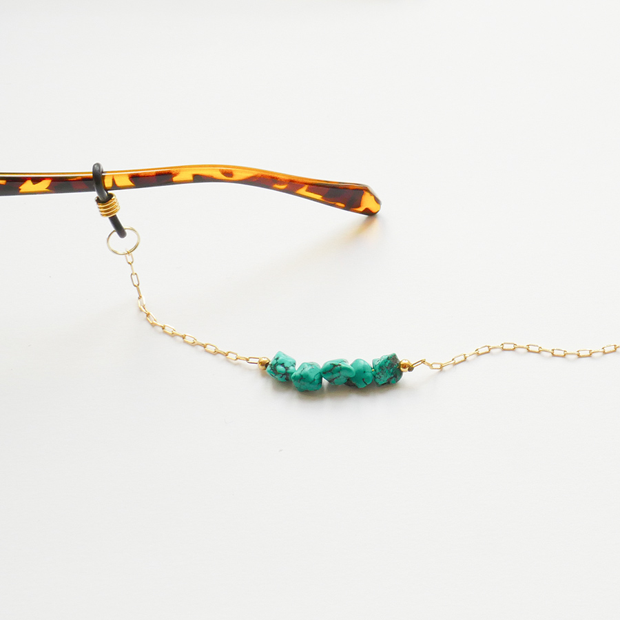 Chaine avec pierre semi precieuse Clearance