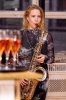 Saxophonistin Simona