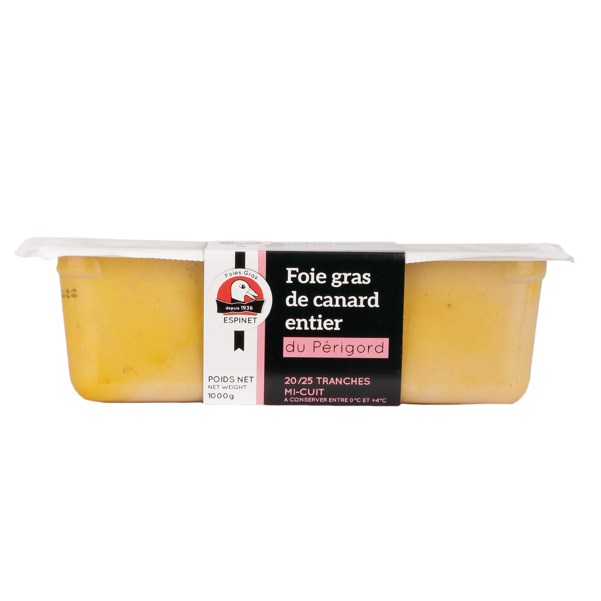 Prix Au Kilo Foie Gras Mi Cuit Foie Gras de Canard Entier du Périgord Mi-Cuit 1Kg - Foie Gras Espinet