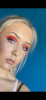 Full face of makeup