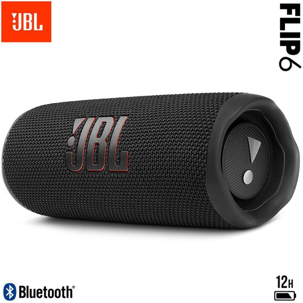  (67 000 Fcfa) JBL Flip 6 Etanche à l'eau et à la poussière - Basses profondes - 12 heures d'autonomie