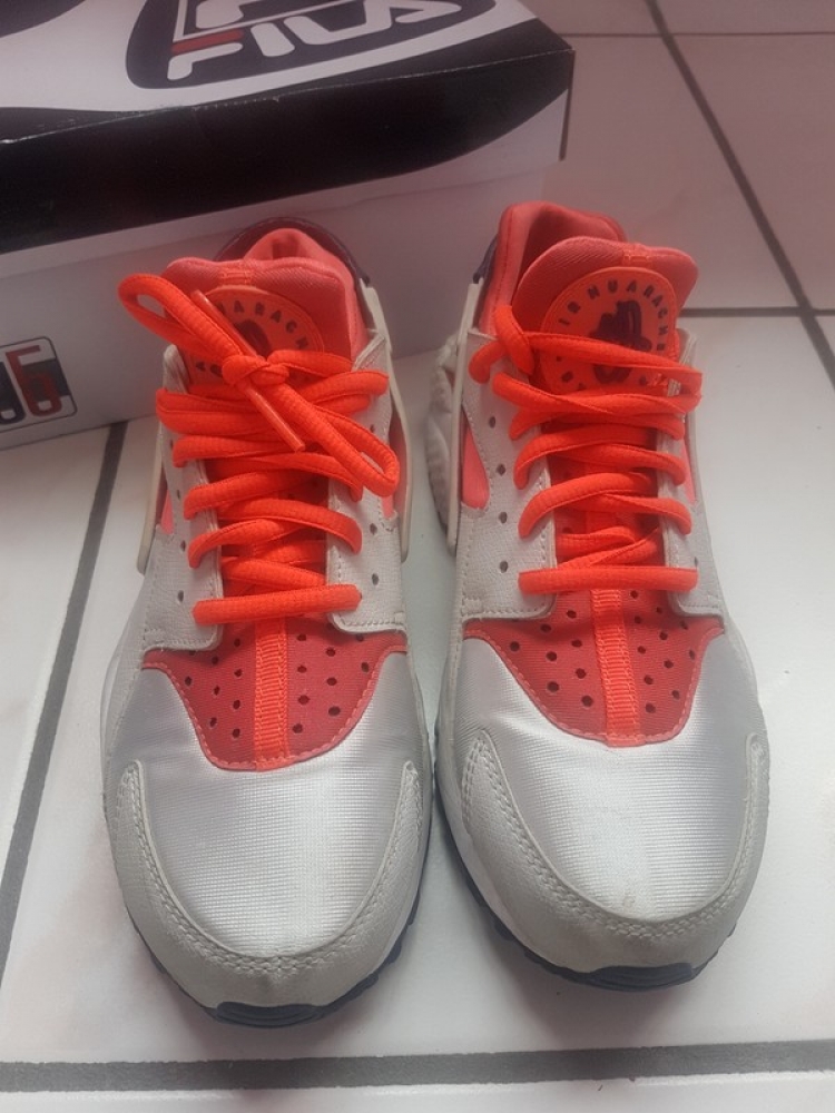 huarache gris orange