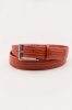 Ceinture lance à incendie rouge brique homme