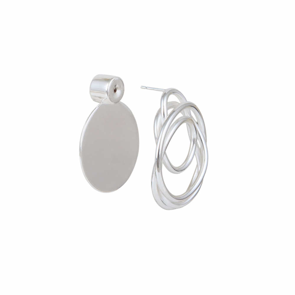 Boucles d'Oreilles ARA Silver