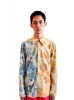 Chemise oversize à motif floraux rebuild