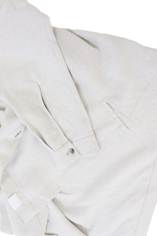 Chemise en cantra blanc cassé 