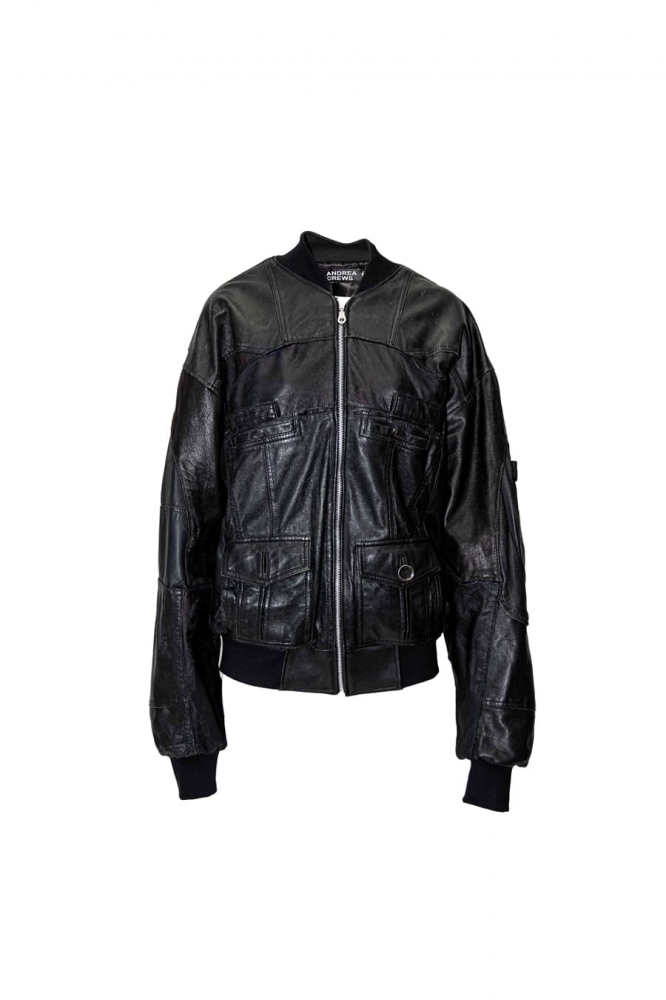 Veste en Cuir Upcyclé