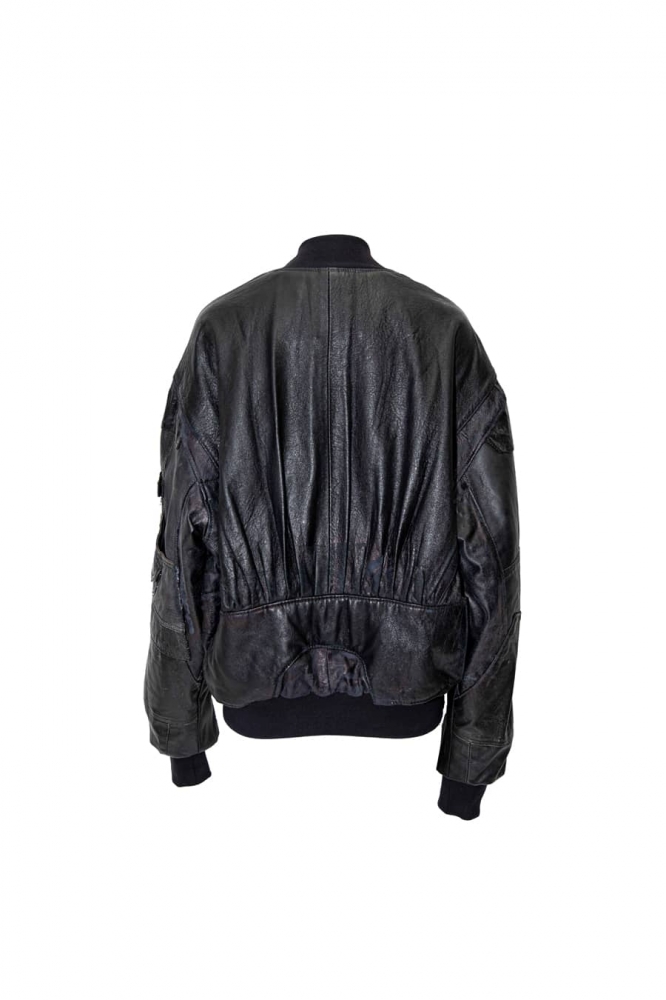 Veste en Cuir Upcyclé