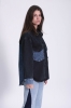 Veste en Jean Charles Noire