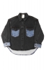 Veste en Jean Charles Noire