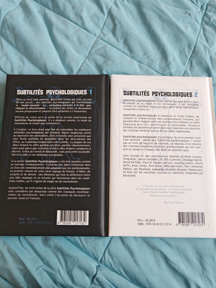 subtilités psychologiques 1&2 + prism plus, passport project