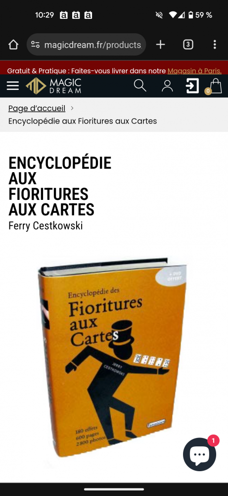 Encyclopédie FIORITURES AUX CARTES