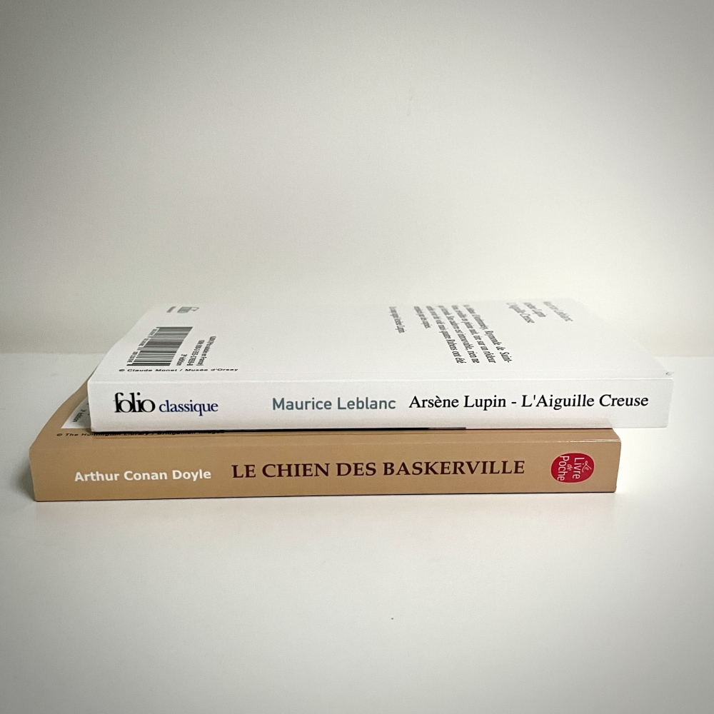 BOOKTESTS : ARSENE LUPIN & SHERLOCK HOLMES (set de 2 livres)