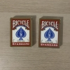 Lot 2 Jeu Bicycle Double Dos Red & Blue + 2 offerts