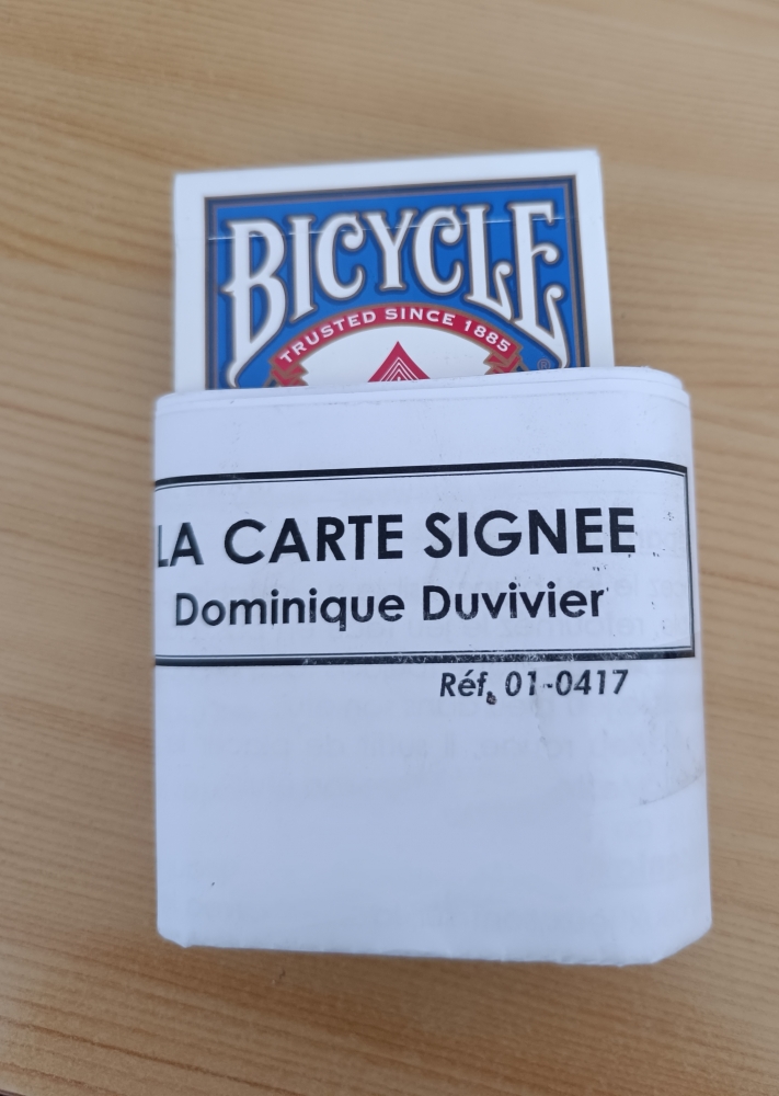 CARTE SIGNEE