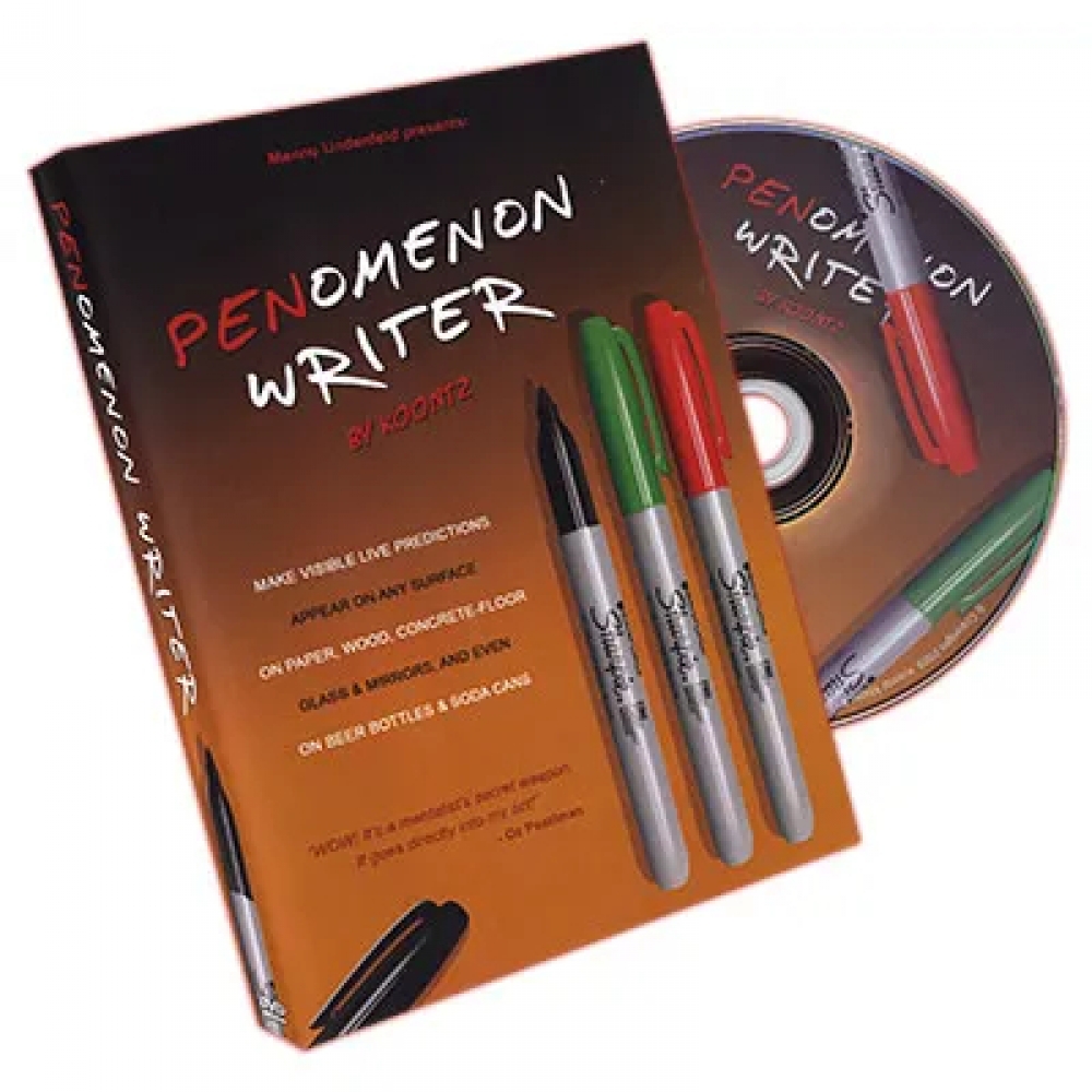 PENomenon Writer (rouge, Gimmick et DVD) par Menny Lindenfeld et Koontz