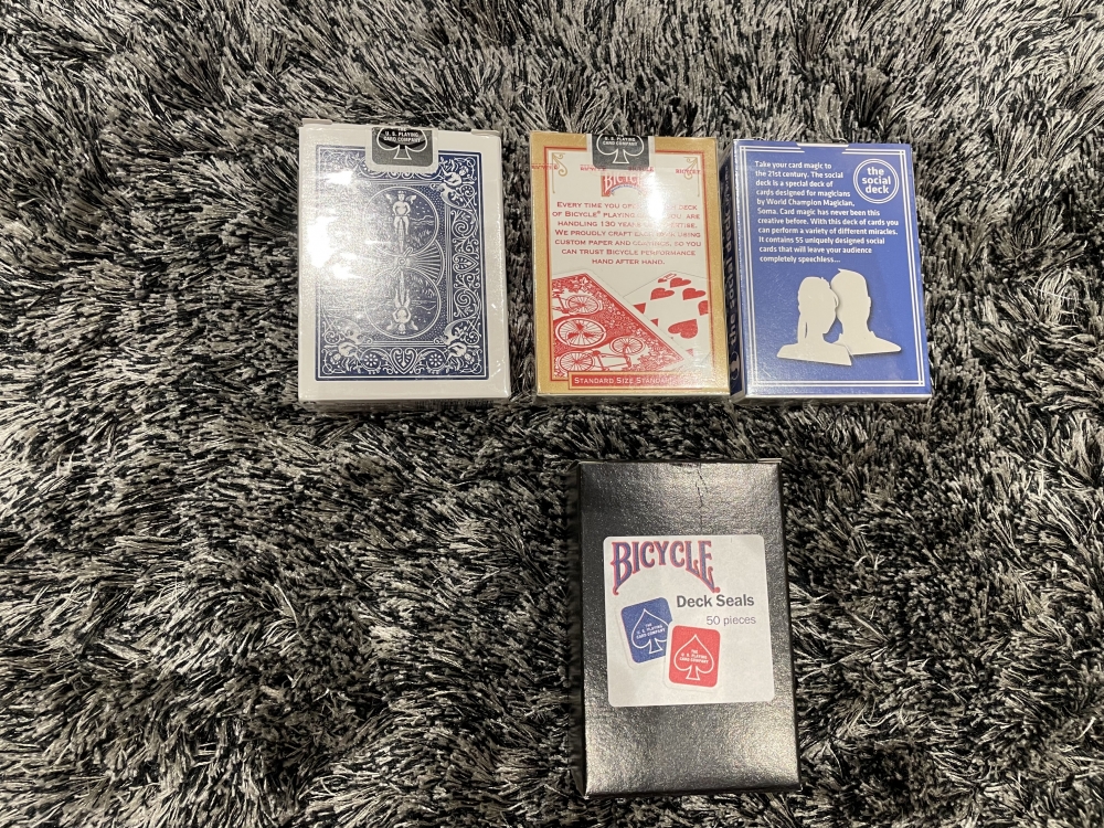 Lot de 3 jeux neufs (2 blisters) + 50 deck seals 