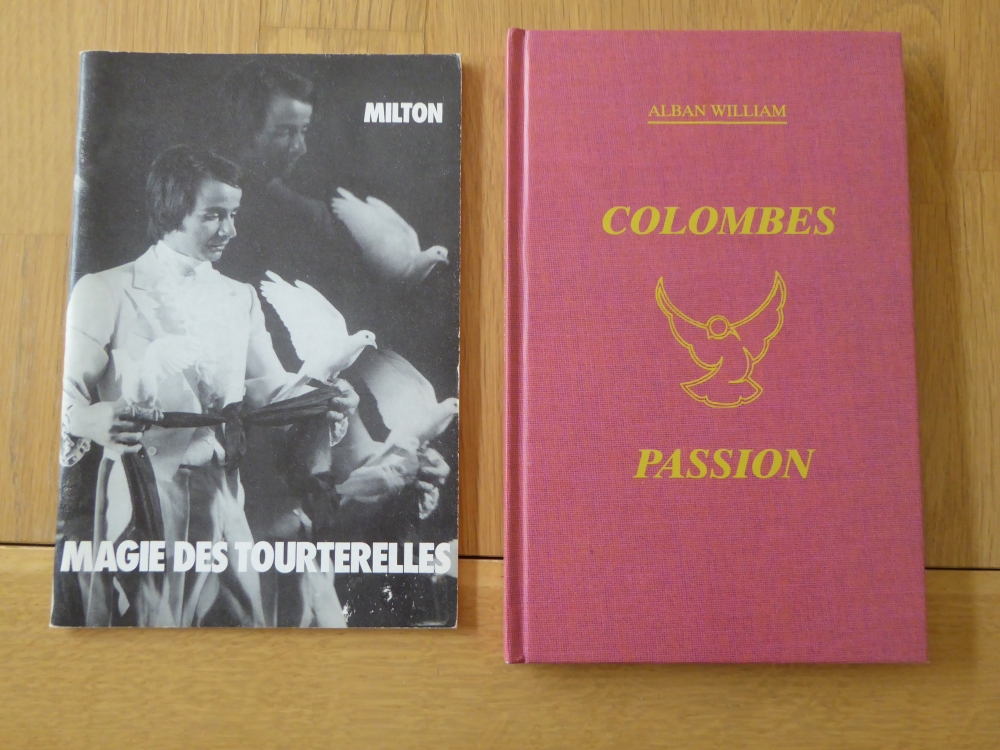 lot deux livres colombes tourterelles