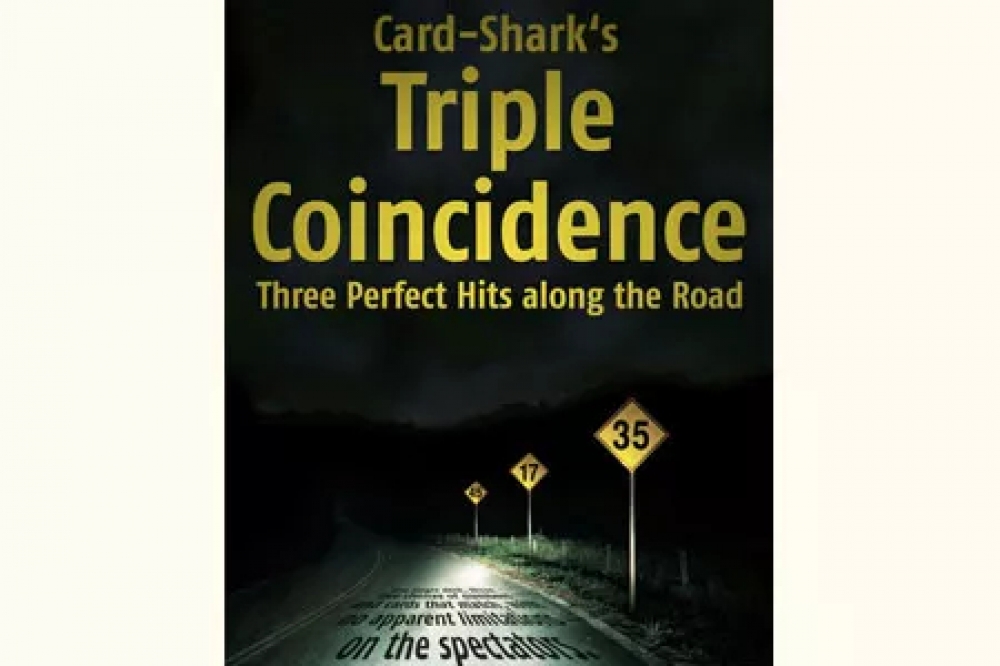 Triple coïncidence (Card shark - jeu bleu, encore intact)