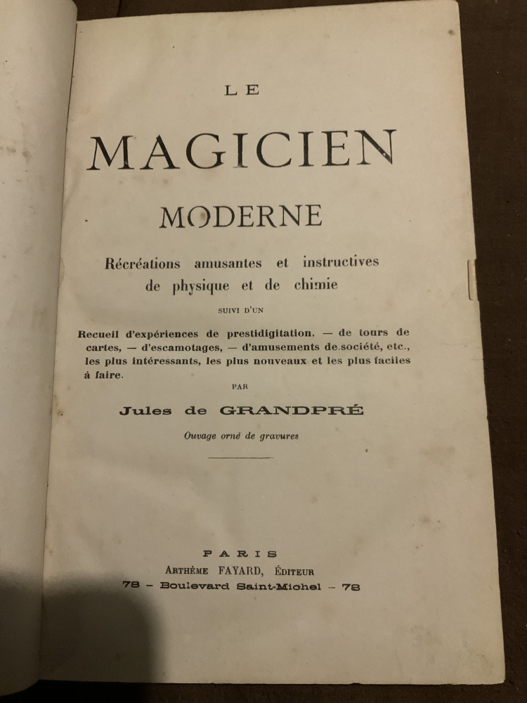 Le magicien moderne - Jules de Grandpré - 1878