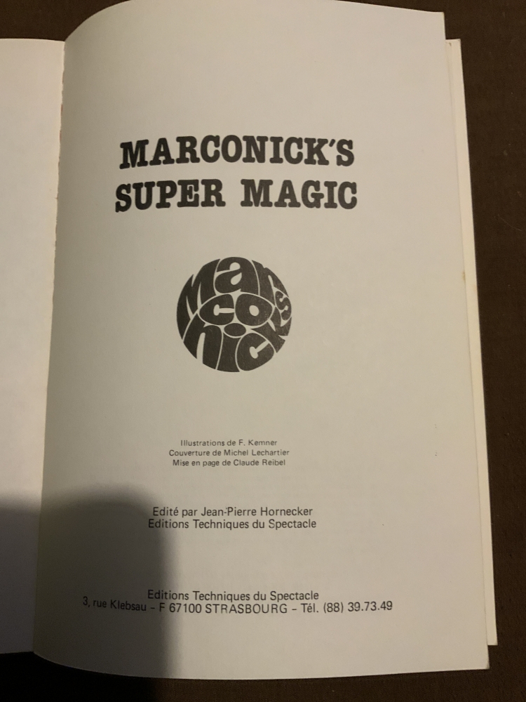 Marconick’s Super Magic - 1982