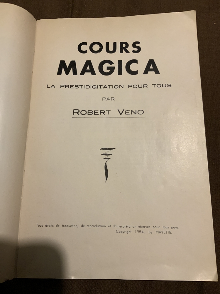 Cours Magica - Robert Veno - 1954