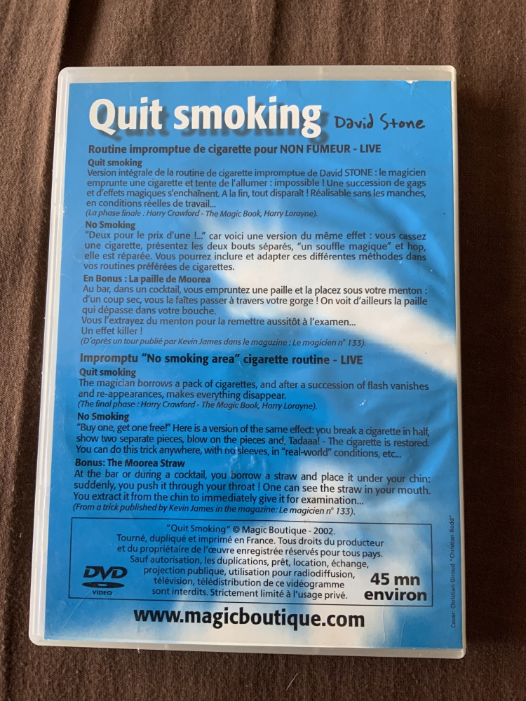 Quit Smoking - David Stone