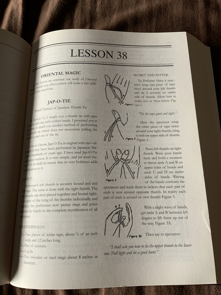 The original Tarbell lessons in Magic