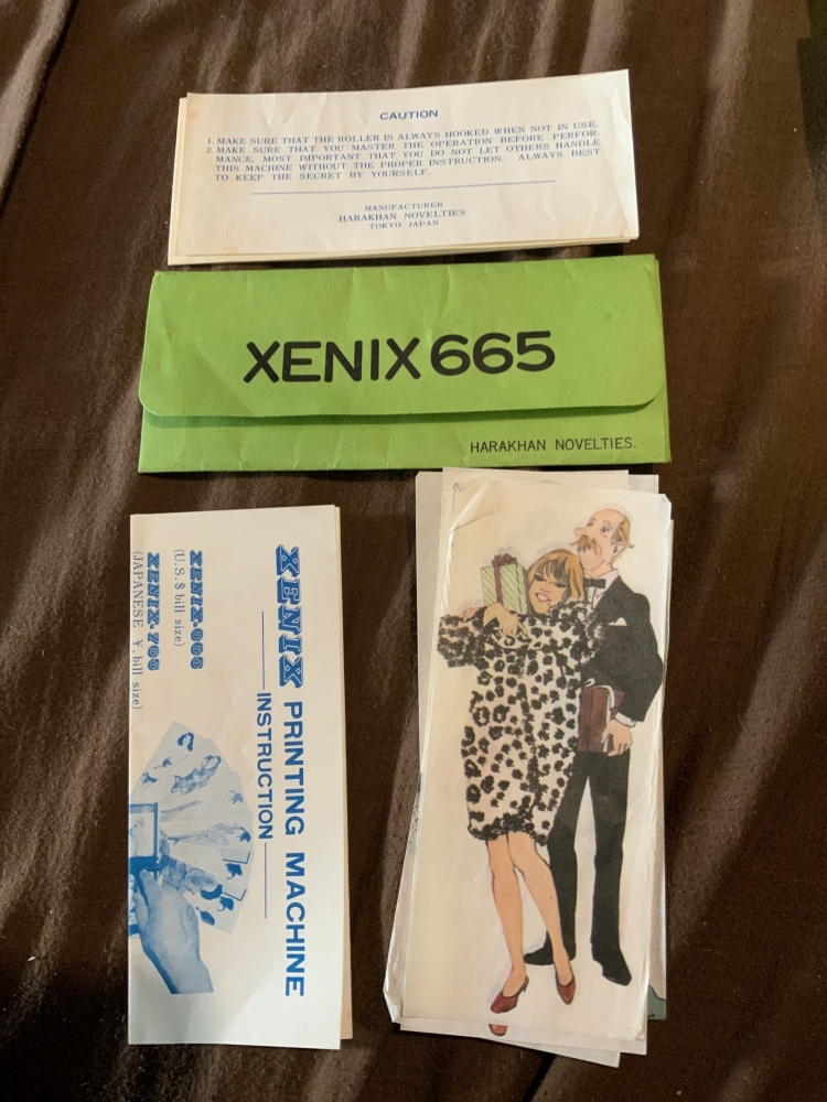 Xenix. 665- impression de billet collector - Vintage 