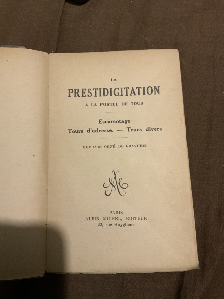 La prestidigitation à la portée de tous - 1915