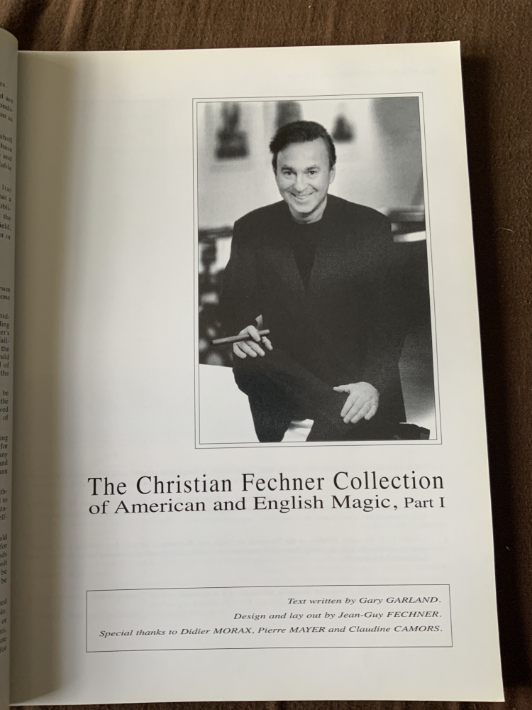 Catalogue de vente - Christian Fechner Collection - - Swann - octobre 2005