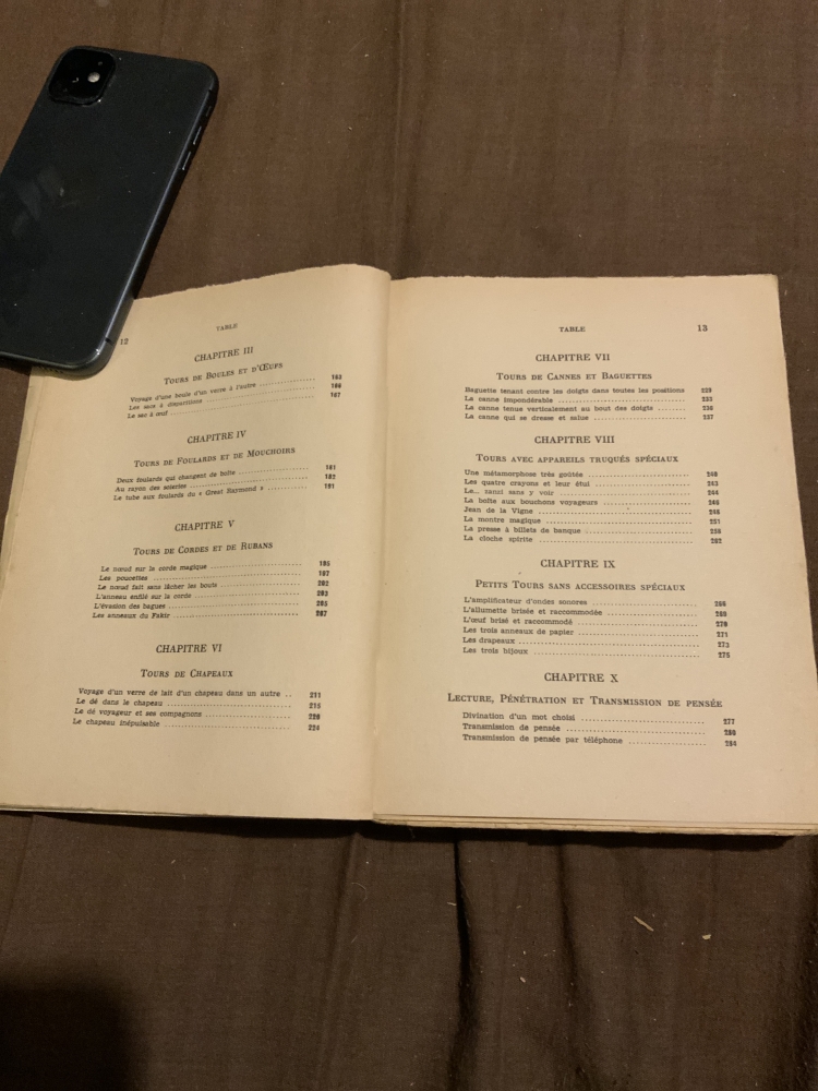 Dix séances d’illusionnisme - Professeur Boscar - 1928