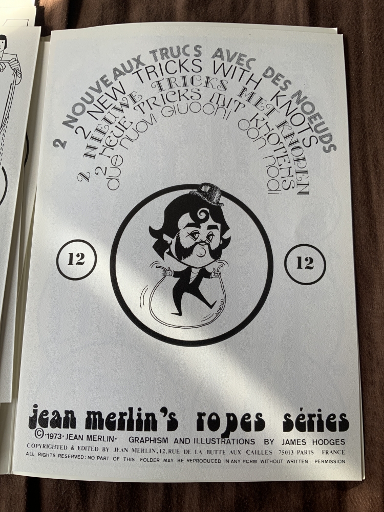 Jean Merlin - Lecture Notes - 12 - Rope Series - Part 1 & 2 