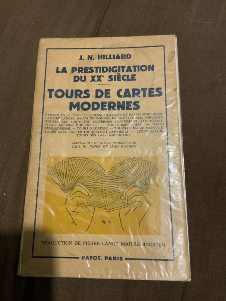 Tours de cartes moderne - J. N. Hilliard - Payot - 1954