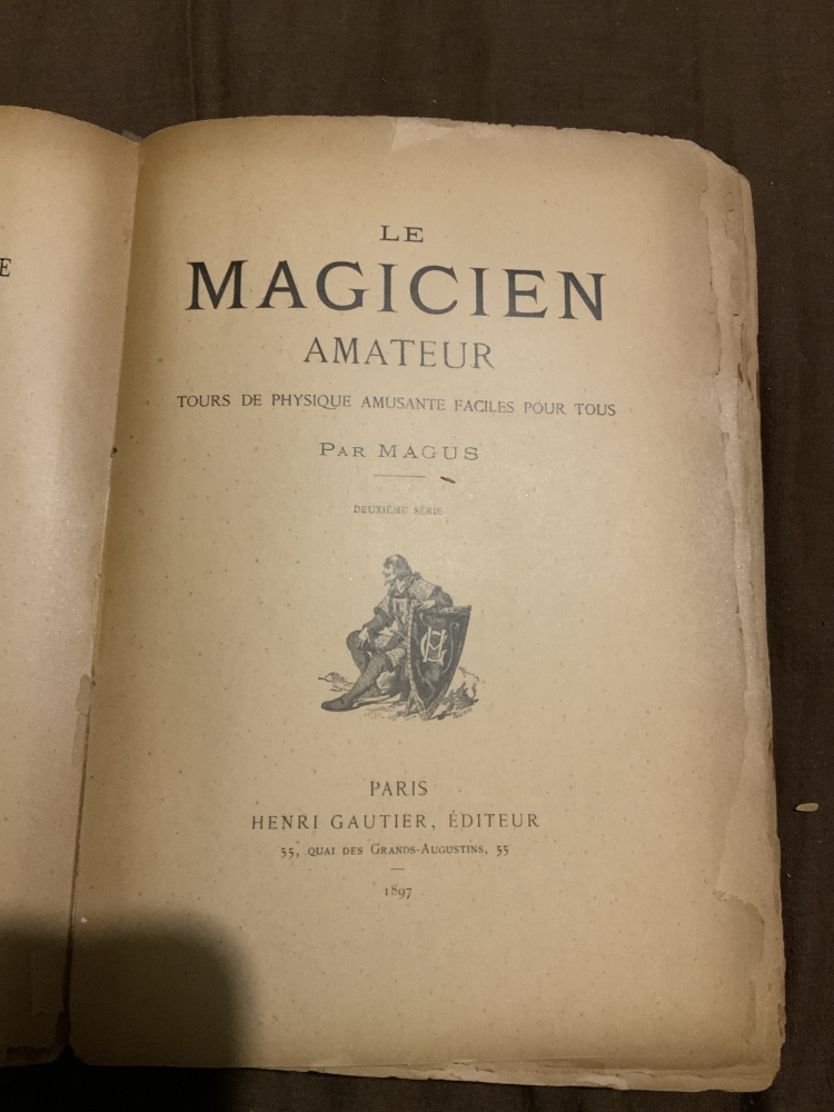 Le magicien amateur - Magus - 1897