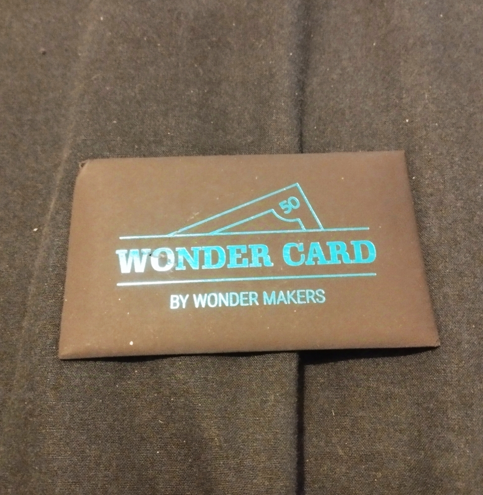 Wonder card ( faux billet 50 € fourni )