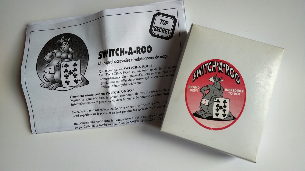 SWITCH-A-ROO (outil ingénieux pour cartes)